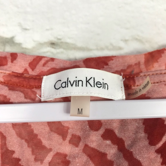 Calvin Klein Tyedye Zebra Burnout Cutout TankTop M - Picture 5 of 6